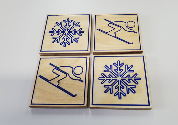 Ski coaters