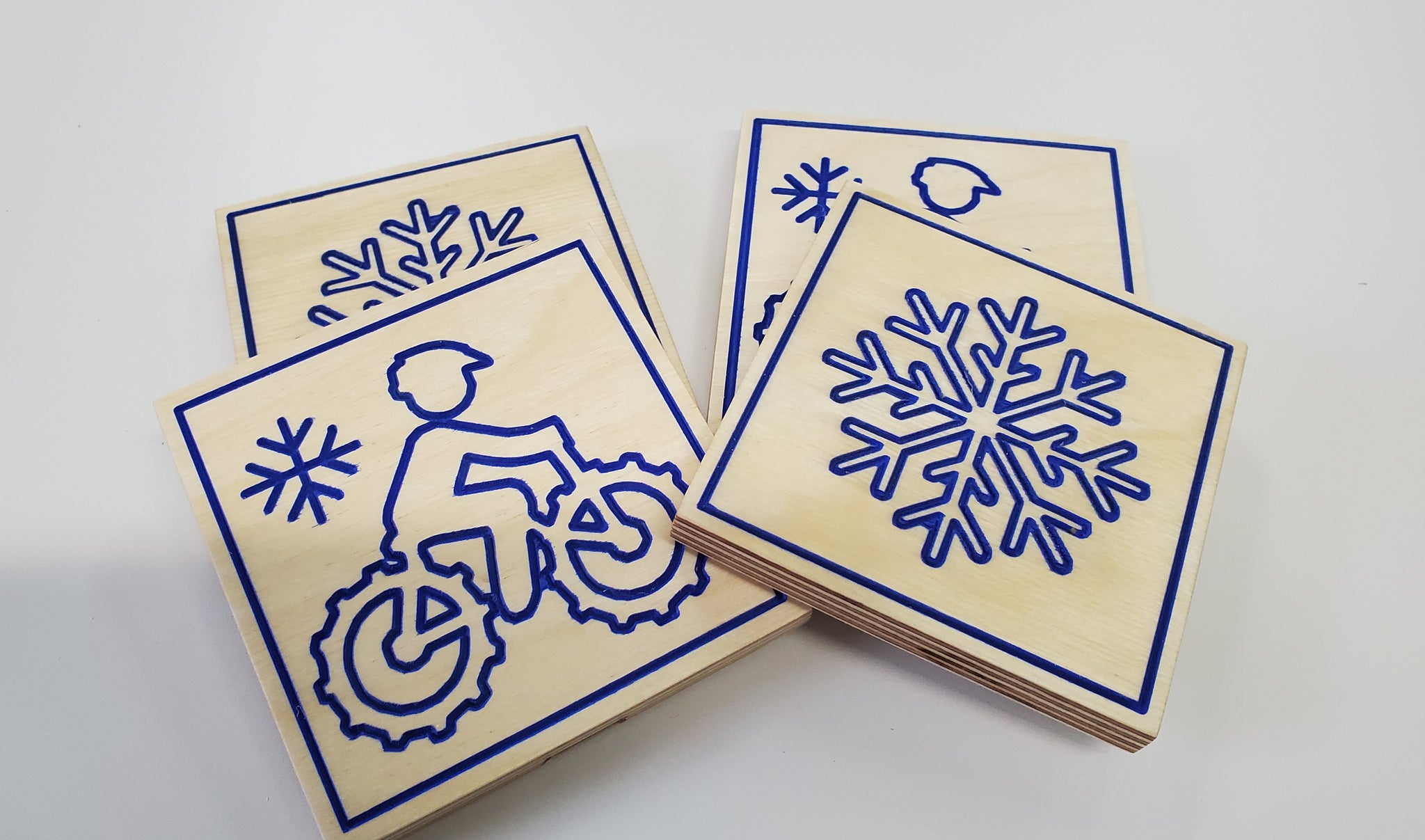 Fat bike coasters