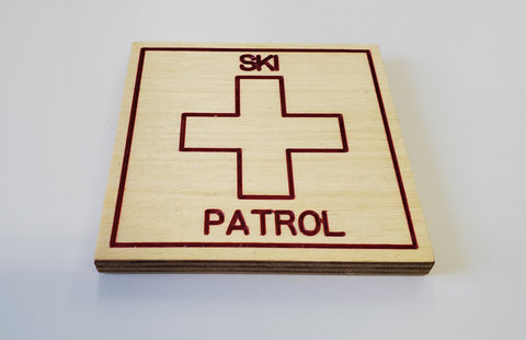 Ski patrol coaster