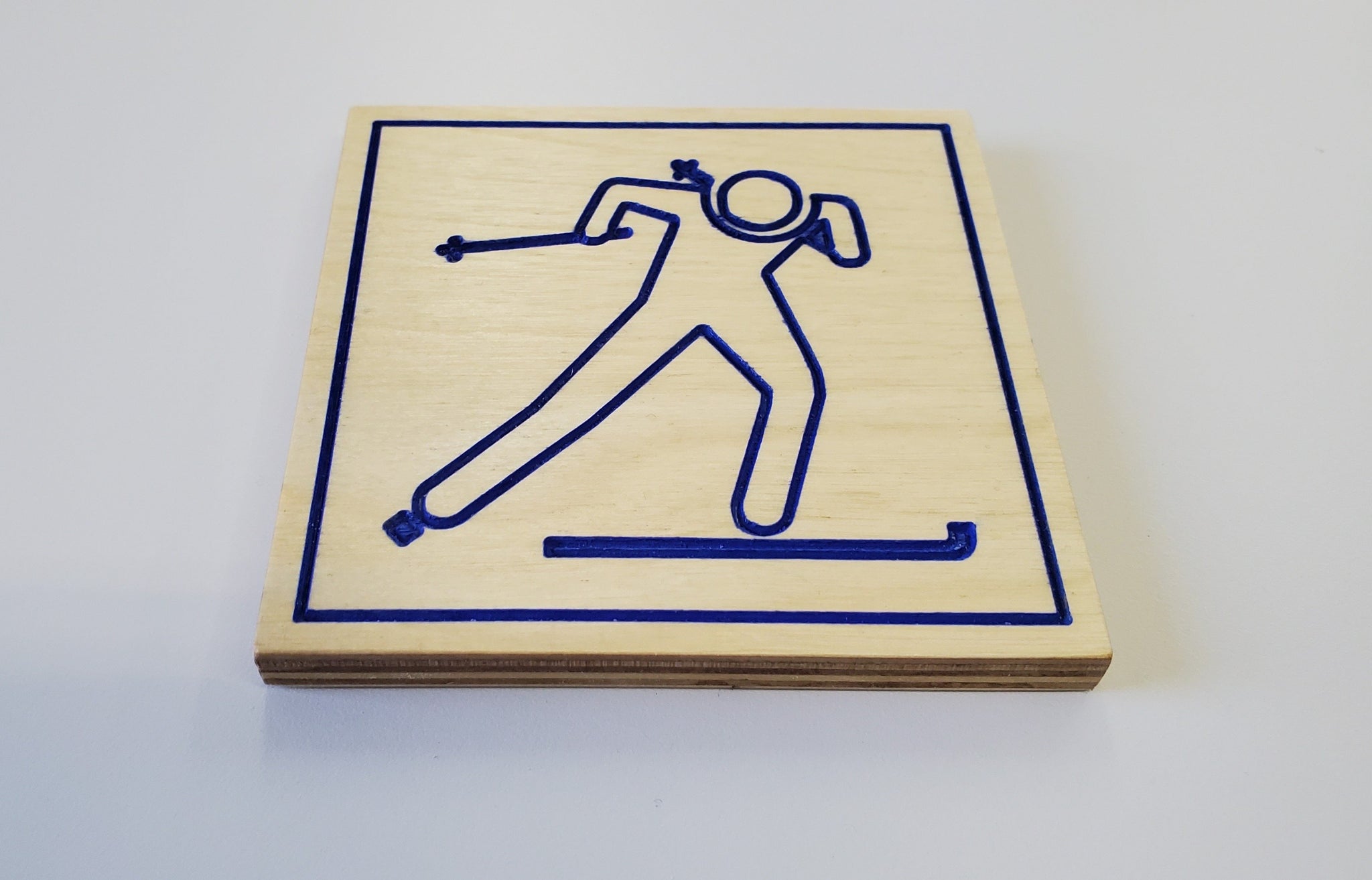 Ski skate coaster