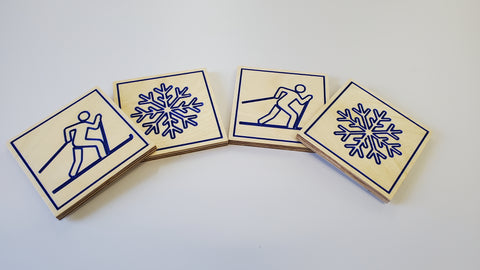 Ski coasters