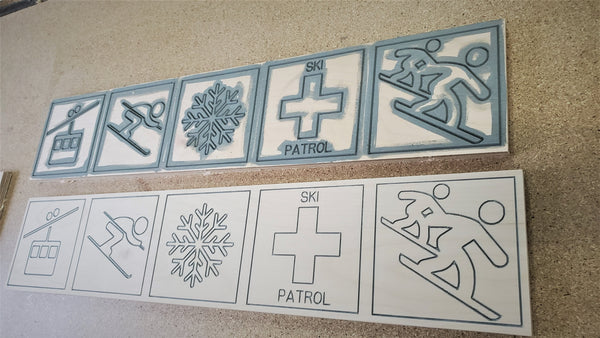 Ski icons